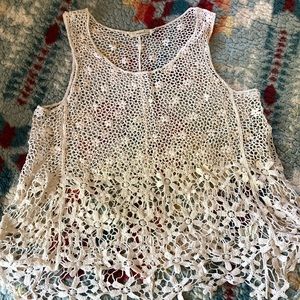 Lace tank top